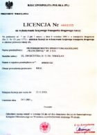 Licencja krajowa - TRANS-INSTAL